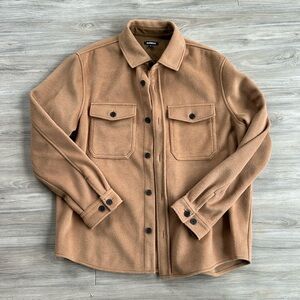 Men's Express Brown Shirt Jacket